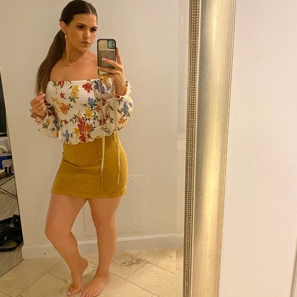 Free People Mini Skirt - Picture 1 of 4